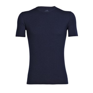 pánské merino triko krátký rukáv ICEBREAKER Mens Anatomica SS Crewe, Midnight Navy velikost: XXL