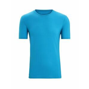 ICEBREAKER Mens Anatomica SS Crewe, Geo Blue velikost: XL