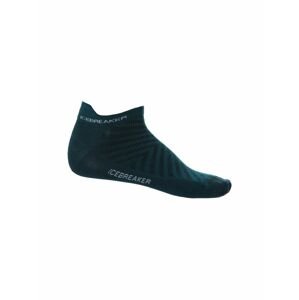 ICEBREAKER Mens Run+ Ultralight Micro, Green Glory/Snow velikost: M