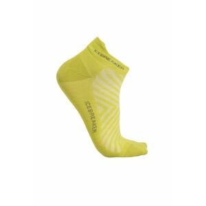 ICEBREAKER Mens Run+ Ultralight Micro, Bio Lime/Loden velikost: L