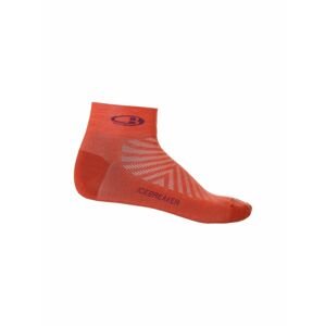 ICEBREAKER Mens Run+ Ultralight Mini, Vibrant Earth/Go Berry velikost: L