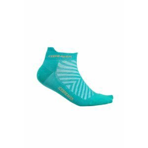 ICEBREAKER Wmns Run+ Ultralight Micro, Flux Green/Solar velikost: L