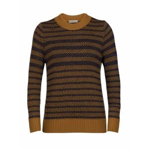 dámský svetr ICEBREAKER Wmns Waypoint Crewe Sweater, Clove/Midnight Navy/S velikost: L