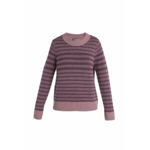 ICEBREAKER Wmns Waypoint Crewe Sweater, Crystal/Nightshade velikost: L