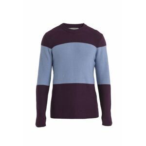 ICEBREAKER Mens Waypoint Crewe Sweater, Nightshade/Kyanite velikost: L