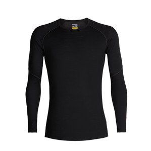 pánské merino triko dlouhý rukáv ICEBREAKER Mens 150 Zone LS Crewe, Black velikost: S