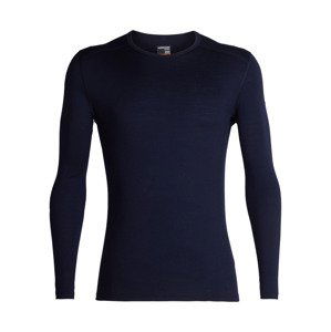 pánské merino triko dlouhý rukáv ICEBREAKER Mens 200 Oasis LS Crewe, Midnight Navy velikost: L