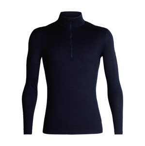 pánské merino triko ICEBREAKER Mens 200 Oasis LS Half Zip, Midnight Navy velikost: XXL