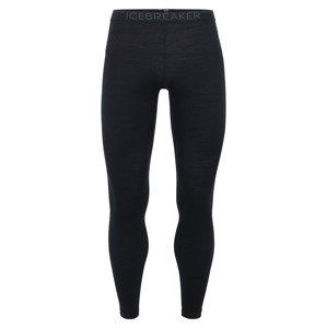 pánské merino spodky ICEBREAKER Mens 200 Oasis Leggings, Black velikost: S