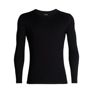 pánské merino triko dlouhý rukáv ICEBREAKER Mens 260 Tech LS Crewe, Black velikost: XXXL