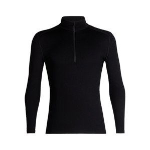 Pánské triko ICEBREAKER Mens 260 Tech LS Half Zip, Black velikost: L