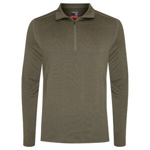 pánské merino triko dlouhý rukáv  ICEBREAKER Mens 260 Tech LS Half Zip, Loden velikost: M