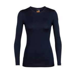 dámské merino triko dlouhý rukáv ICEBREAKER Wmns 200 Oasis LS Crewe, Midnight Navy velikost: L