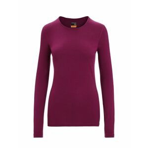 ICEBREAKER Wmns 200 Oasis LS Crewe, Go Berry velikost: M