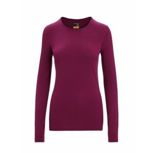 ICEBREAKER Wmns 200 Oasis LS Crewe, Go Berry velikost: XS