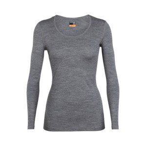 dámské merino triko ICEBREAKER Wmns 200 Oasis LS Scoop, Gritstone HTHR velikost: S