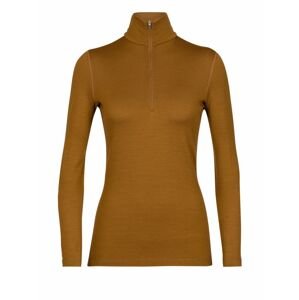 dámské triko dlouhý rukáv, 1/2 zip ICEBREAKER Wmns 260 Tech LS Half Zip, Clove velikost: S