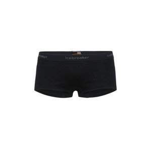 dámské merino kalhotky ICEBREAKER Wmns 200 Oasis Boy shorts, Black velikost: L