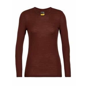 dámské triko dlouhý rukáv ICEBREAKER Wmns 175 Everyday LS Crewe, Espresso velikost: M