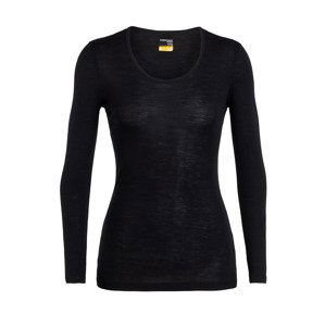 dámské merino triko ICEBREAKER Wmns 175 Everyday LS Scoop, Black velikost: L