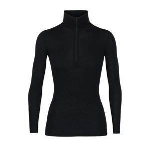 dámské merino triko ICEBREAKER Wmns 175 Everyday LS Half Zip, Black velikost: L