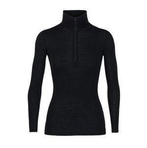 dámské merino triko ICEBREAKER Wmns 175 Everyday LS Half Zip, Black velikost: XS