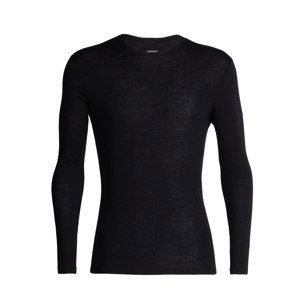 pánské merino triko dlouhý rukáv ICEBREAKER Mens 175 Everyday LS Crewe, Black velikost: L