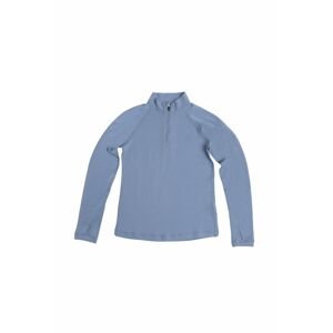 ICEBREAKER Kids 260 Tech LS Half Zip, Kyanite velikost: 10