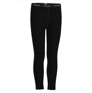 dětské merino spodky ICEBREAKER Kids 260 Tech Leggings, Black velikost: 2