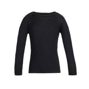 dětské merino triko ICEBREAKER Kids 200 Oasis LS Crewe, Black velikost: 5