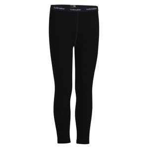 Dětské merino spodky ICEBREAKER Kids 200 Oasis Leggings, Black velikost: 2