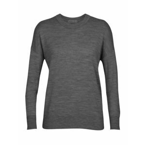 dámský svetr ICEBREAKER Wmns Shearer Crewe Sweater, Gritstone HTHR velikost: L