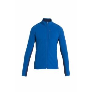 ICEBREAKER Mens Descender LS Zip, Lazurite/Royal Navy velikost: XXL