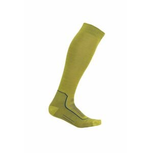 ICEBREAKER Mens Ski+ Ultralight OTC, Bio Lime/Loden/Lazurite velikost: L