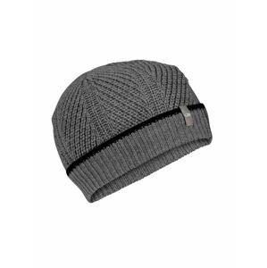 čepice ICEBREAKER Adult Waypoint Beanie, Gritstone HTHR/Black velikost: OS (UNI)