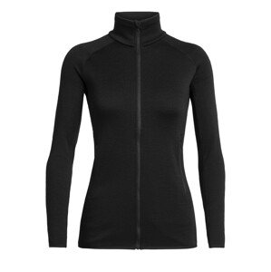 dámská merino mikina ICEBREAKER Wmns Elemental LS Zip, Black velikost: M