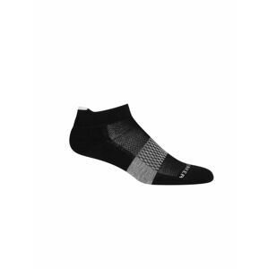 dámské merino ponožky ICEBREAKER Wmns Multisport Light Micro, Black/Snow/Metro Heather velikost: L