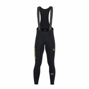 KARPOS Verve Winter Bibtight, Black/Kiwi Colada velikost: L