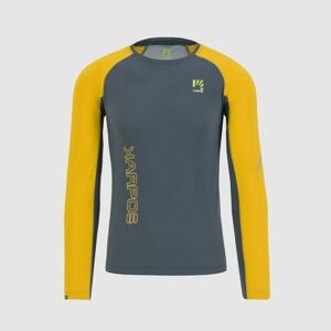 KARPOS Lavaredo Jersey LS, Dark Slate/Lemon Curry velikost: L