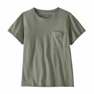 PATAGONIA W's Clean Climb Bloom Pocket Responsibili-Tee, STGN velikost: S