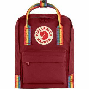 FJÄLLRÄVEN Kånken Rainbow Mini, Ox Red-Rainbow Pattern velikost: OS