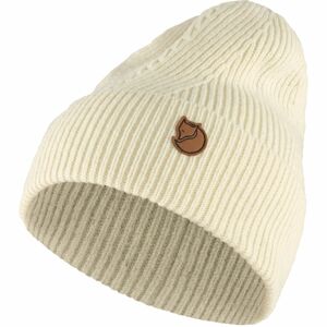 Unisex čepice FJÄLLRÄVEN Directional Rib Beanie, Chalk White (vzorek) velikost: OS (UNI)