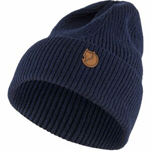 Unisex čepice FJÄLLRÄVEN Directional Rib Beanie, Dark Navy (vzorek) velikost: OS (UNI)