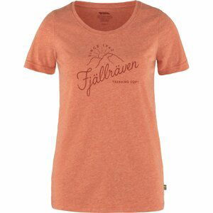 FJÄLLRÄVEN Sunrise T-shirt W, Rowan Red - Melange velikost: S