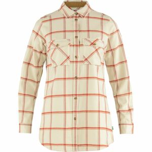 FJÄLLRÄVEN Övik Twill Shirt LS W, Chalk White velikost: S