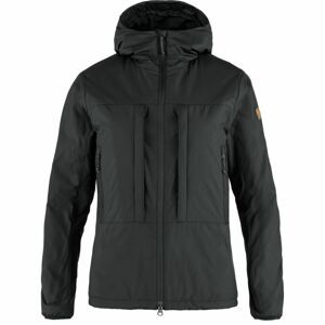 FJÄLLRÄVEN Keb Wool Padded Jacket W, Black velikost: S