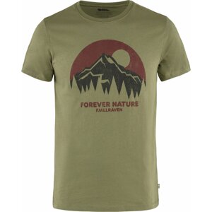 FJÄLLRÄVEN Nature T-shirt M, Green velikost: L