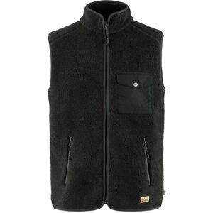 FJÄLLRÄVEN Vardag Pile Fleece Vest M, Black velikost: M