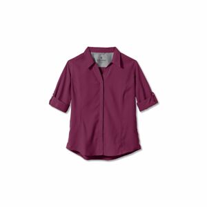 Dámská košile dlouhý rukáv ROYAL ROBBINS Wmns Expedition 3/4 Sleeve, Boysenberry velikost: S