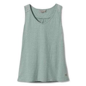 Dámské tílko ROYAL ROBBINS Wmns Flynn V-Neck Tank, Blue Surf velikost: S